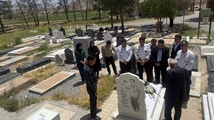 دیدار مسئولین و کارکنان شبکه بهداشت و درمان با خانواده مرحوم حاج علی‌محمد روستا، همکار اورژانس ۱۱۵ ارسنجان